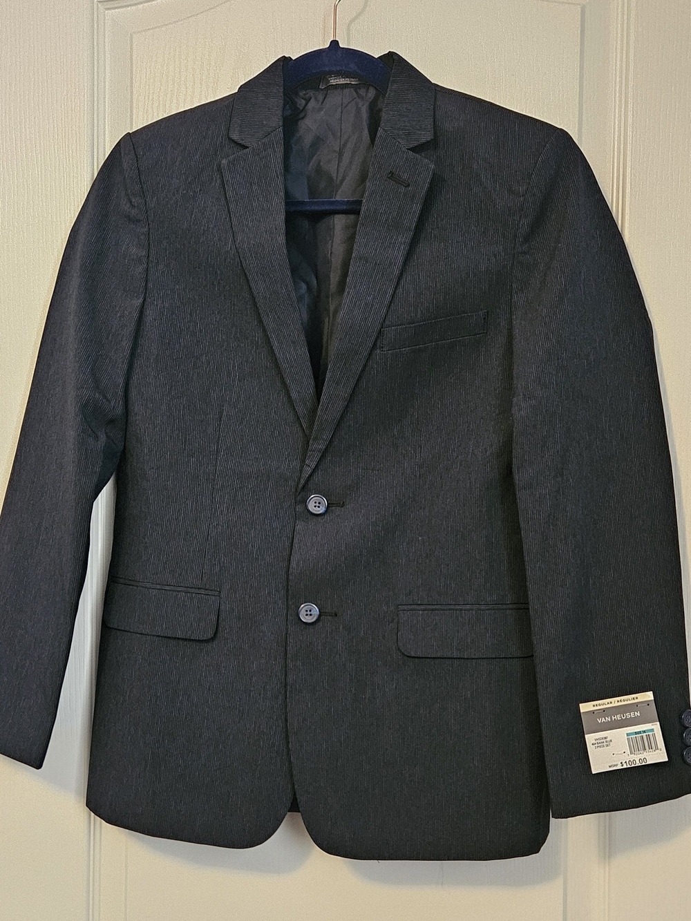 Van Heusen Bank Blue Two-Button Sport Coat